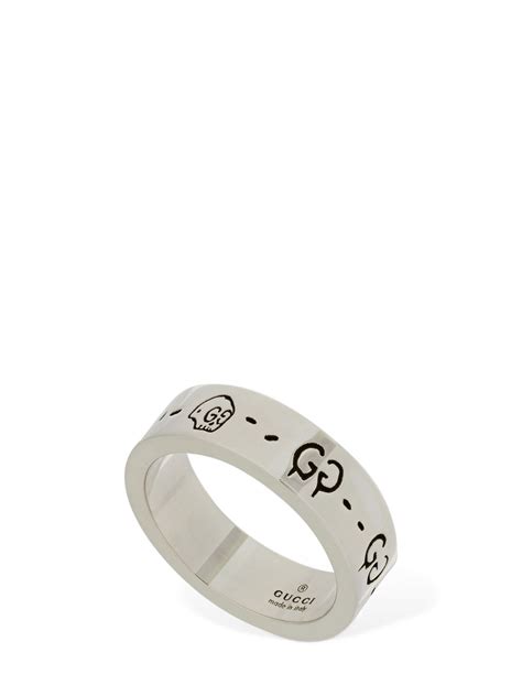 gucci mens ghost ring|gucci ghost ring women.